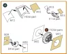 Clear Prop Accessories Bf-109E-1/3/3a double-sided painting mask for Wingsy Kits - kétoldalas kabinmaszk