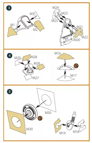 Clear Prop Accessories D3A2 VAL (close canopy) painting mask for Wingsy Kits - kabin- és ablakmaszk, zárt kabintetőhöz