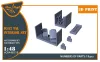 Clear Prop Accessories D3A2 VAL interior set for Wingsy Kits - D3A2 Val – belsőtér-részletező készlet ülésekkel, Wingsy Kits maketthez