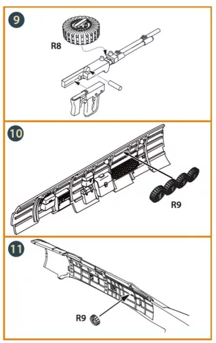 Clear Prop Accessories D3A2 VAL interior set for Wingsy Kits - D3A2 Val – belsőtér-részletező készlet ülésekkel, Wingsy Kits maketthez
