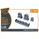 Clear Prop Accessories DHC-2 Beaver Wheels set for Dora Wings - kerékkészlet