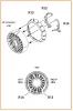 Clear Prop Accessories A5M Claude (minden változat) – gyanta kipufogócsonkok és motorhűtő zsaluk, Clear Prop CP720016/CP72008/CP72009/CP72010 makettekhez
