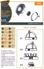 Clear Prop Accessories Ki-51 Sonia (minden változat) – gyanta kipufogócsonkok és motorhűtő zsaluk, Clear Prop CP72011/CP72012/CP72013 makettekhez