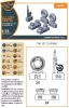 Clear Prop Accessories La-5 (early version) wheel set for CP kit CP72014 - kerékkészlet, Clear Prop CP72014 maketthez