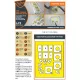 Clear Prop Accessories La-5 (late version) painting mask for CP kit CP72015 - kabin- és ablakmaszk, késői változathoz, Clear Prop CP72015 maketthez