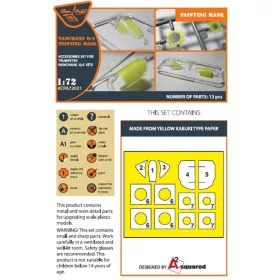   Clear Prop Accessories Nanchang Q-5 painting mask for Trumpeter kit (all versions) - kabin- és ablakmaszk, Trumpeter makett minden változatához