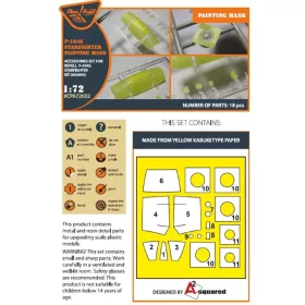   Clear Prop Accessories F-104G painting mask for REVELL kit - kabin- és ablakmaszk