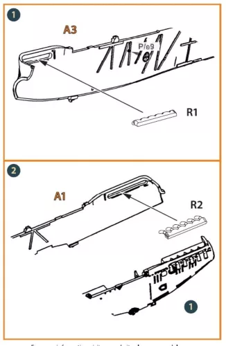 Clear Prop Accessories Polikarpov R-5 resin exhausts for AMG kits - gyanta kipufogócsonkok
