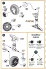Clear Prop Accessories OV-1 A/B/C/D Mohawk – kerékkészlet, Clear Prop maketthez