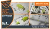 Clear Prop Accessories F-16 single seater painting mask for REVELL kit - kabin- és ablakmaszk