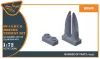 Clear Prop Accessories OV-1 A/B/C/D Mohawk exhaust set for CP kit - kipufogócsonk-készlet