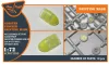 Clear Prop Accessories Gloster E28/39 Pioneer painting mask for CP kits CP72001/CP72007 - kabin- és ablakmaszk, Clear Prop CP72001/CP72007 maketthez