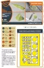 Clear Prop Accessories M6A1 Seiran painting mask for Tamiya kit 60737 - kabin- és ablakmaszk, Tamiya 60737 maketthez