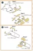 Clear Prop Accessories Mirage 2000C painting mask for Modelsvit kit 72073 - kabin- és ablakmaszk, Modelsvit 72073 maketthez