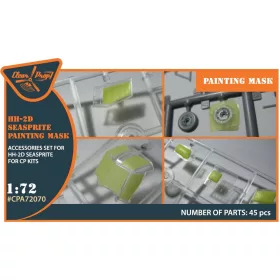   Clear Prop Accessories HH-2D SEASPRITE for CP kit painting mask - kabin- és ablakmaszk