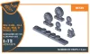 Clear Prop Accessories MiG-23ML, MLD, P, MLAE wheel set - kerékkészlet