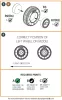 Clear Prop Accessories MiG-23ML, MLD, P, MLAE wheel set - kerékkészlet
