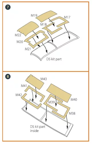 Clear Prop Accessories OV-10 A/D Bronko double-sided painting mask for ICM kits - OV-10 A/D Bronco – kétoldalas kabinmaszk