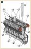 Clear Prop Accessories Liberty L-12 engine set 3D print - 3D nyomtatott motorkészlet