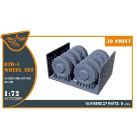   Clear Prop Accessories BTR-4 Wheel set for IBG kits - kerékkészlet
