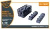 Clear Prop Accessories HMMWV Wheel set 37x12,5 Tires for T-Model kits - kerékkészlet 37×12,5 méretű gumiabroncsokkal
