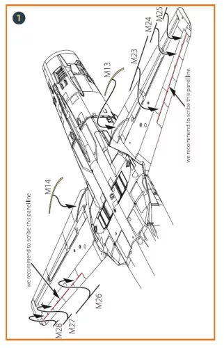Clear Prop Accessories MiG-23ML, MLD, P, MLAE Exterior painting mask for CP kits - külső felületfestő maszk