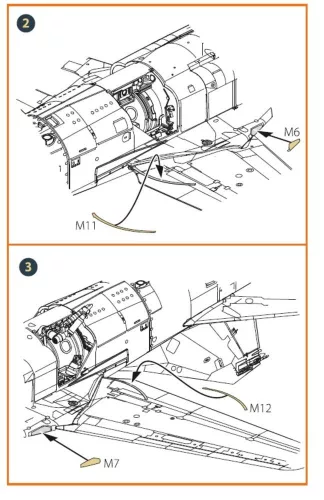 Clear Prop Accessories MiG-23ML, MLD, P, MLAE Exterior painting mask for CP kits - külső felületfestő maszk