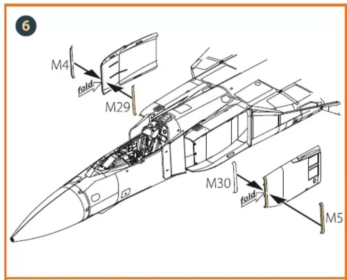 Clear Prop Accessories MiG-23ML, MLD, P, MLAE Exterior painting mask for CP kits - külső felületfestő maszk