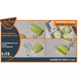   Clear Prop Accessories F-5E Tiger II painting mask for Italeri kits - kabin- és ablakmaszk