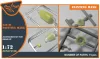Clear Prop Accessories G.91R painting mask for MENG kits - kabin- és ablakmaszk