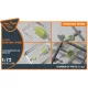 Clear Prop Accessories G.91R painting mask for MENG kits - kabin- és ablakmaszk