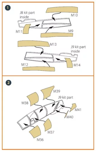 Clear Prop Accessories Me-410 B-1/U2/U4/R4 painting mask for Airfix kit - kabin- és ablakmaszk