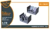Clear Prop Accessories Me-410 B-1/U2/U4/R4 interior for Airfix, Finemolds kits - belsőtér-részletező készlet, Airfix / Fine Molds makettekhez