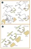 Clear Prop Accessories Mirage 2000D double-sided painting mask for Modelsvit kit 72075 - kétoldalas kabinmaszk, Modelsvit 72075 maketthez