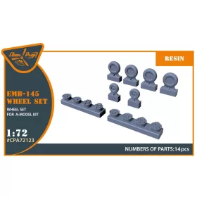   Clear Prop Accessories EMB-145 wheel set for A-model kits - kerékkészlet