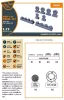 Clear Prop Accessories EMB-145 wheel set for A-model kits - kerékkészlet