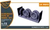 Clear Prop Accessories Kubelwagen type 82 Wheel set - kerékkészlet