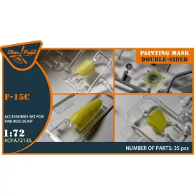   Clear Prop Accessories F-15C painting mask for Finemolds kits - kabin- és ablakmaszk