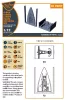 Clear Prop Accessories F-86A Closed canopy frame detailing set for CP kits - zárt kabintetőkeret-részletező készlet