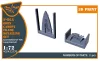 Clear Prop Accessories F-86A Open canopy frame detailing set for CP kits - nyitott kabintetőkeret-részletező készlet