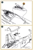 Clear Prop Accessories F-86A Open canopy frame detailing set for CP kits - nyitott kabintetőkeret-részletező készlet