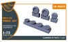 Clear Prop Accessories MiG-19 wheel set for CP kits - kerékkészlet