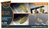 Clear Prop Accessories Ki-61-II, Ki-100-I painting mask for Finemolds FP17,FP19 kits - kabin- és ablakmaszk, Fine Molds FP17