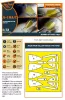 Clear Prop Accessories A-10 A/C double-sided painting mask for GWH kit - kétoldalas kabinmaszk