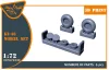 Clear Prop Accessories Ki-46 Wheel set - kerékkészlet