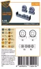 Clear Prop Accessories J1N Gekko Wheel set - kerékkészlet
