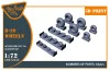 Clear Prop Accessories B-29 Wheels set (weighted) - terhelt állapotú kerékkészlet