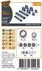 Clear Prop Accessories B-29 Wheels set (weighted) - terhelt állapotú kerékkészlet