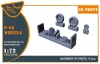 Clear Prop Accessories Vanguard P-66/Mk.1/J10 Wheels set for Dora Wings - kerékkészlet