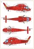 Clear Prop Accessories UH-2/SH-2 Seasprite (early version) technical stencils - korai változat, műszaki stencil- és adatfelirat-matricák